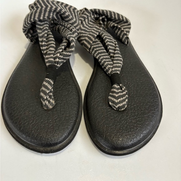 Sanuk women’s yoga sling 2 striped dot sandals size 9 minimalist - Picture 2 of 6